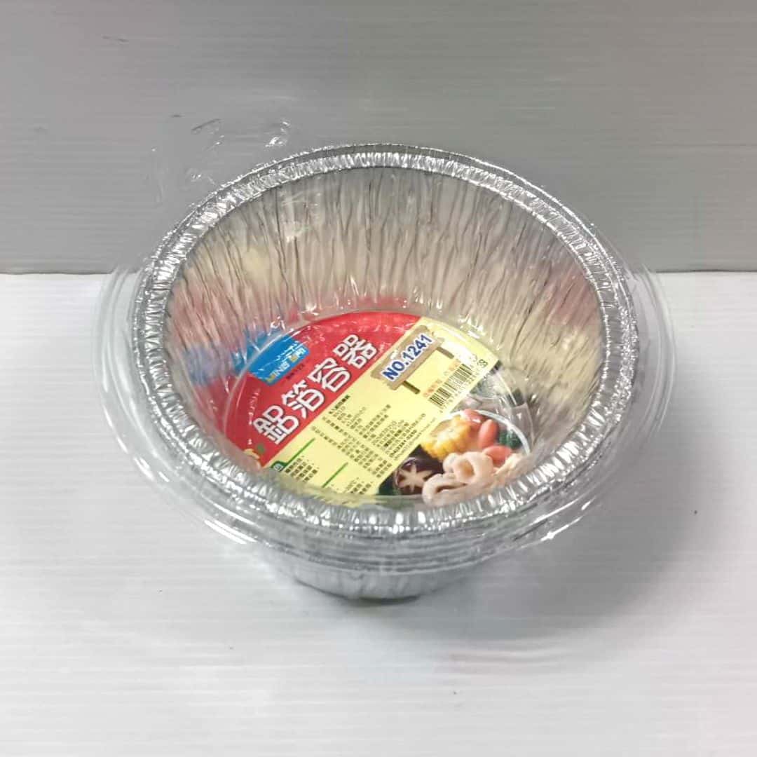 F8025 名仕5吋鋁箔圓碗 直徑12x5cm 6入