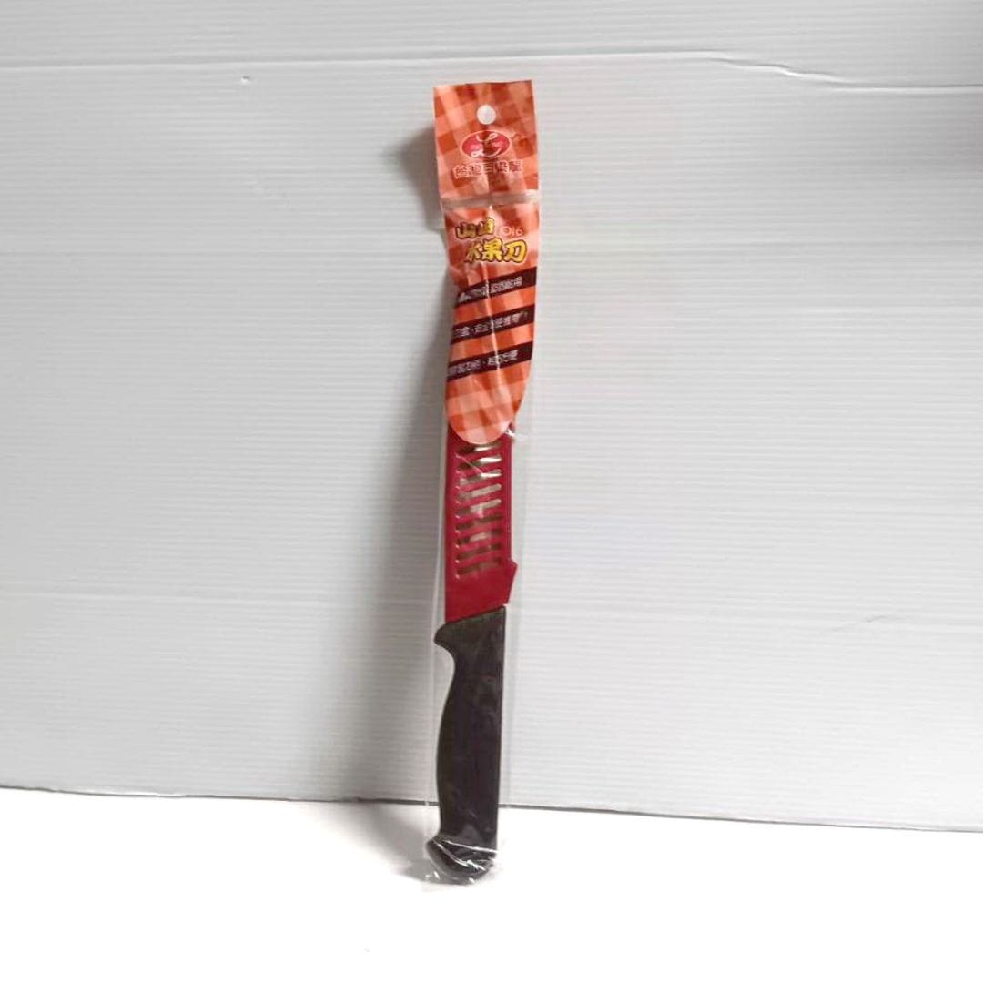 G103 百樂龍山崎黑柄紅套水果刀