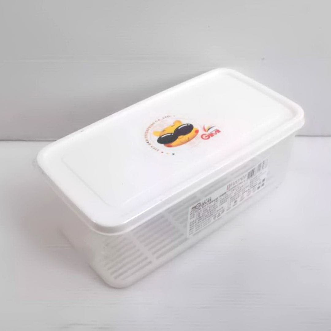 KK326 吉米不漏水保鮮盒 附網墊 1.5L 23x12.1x8.8cm
