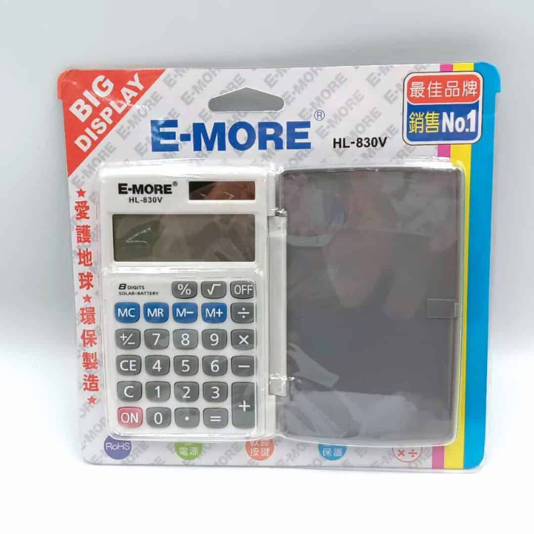 R0655 E-MORE商用小計算機 附蓋 8位數