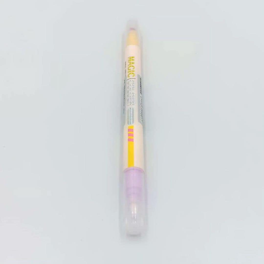 T2332C 聖得魔幻變色螢光筆 枇杷黃+淺紫色
