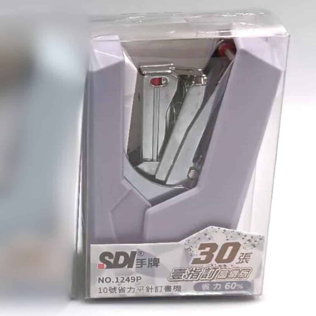 YY1249A-C 10號省力平針訂 1249P書機 藍-5 YY1249C 手牌平針訂書機 省力型 紫色 適用10號針 可訂30張