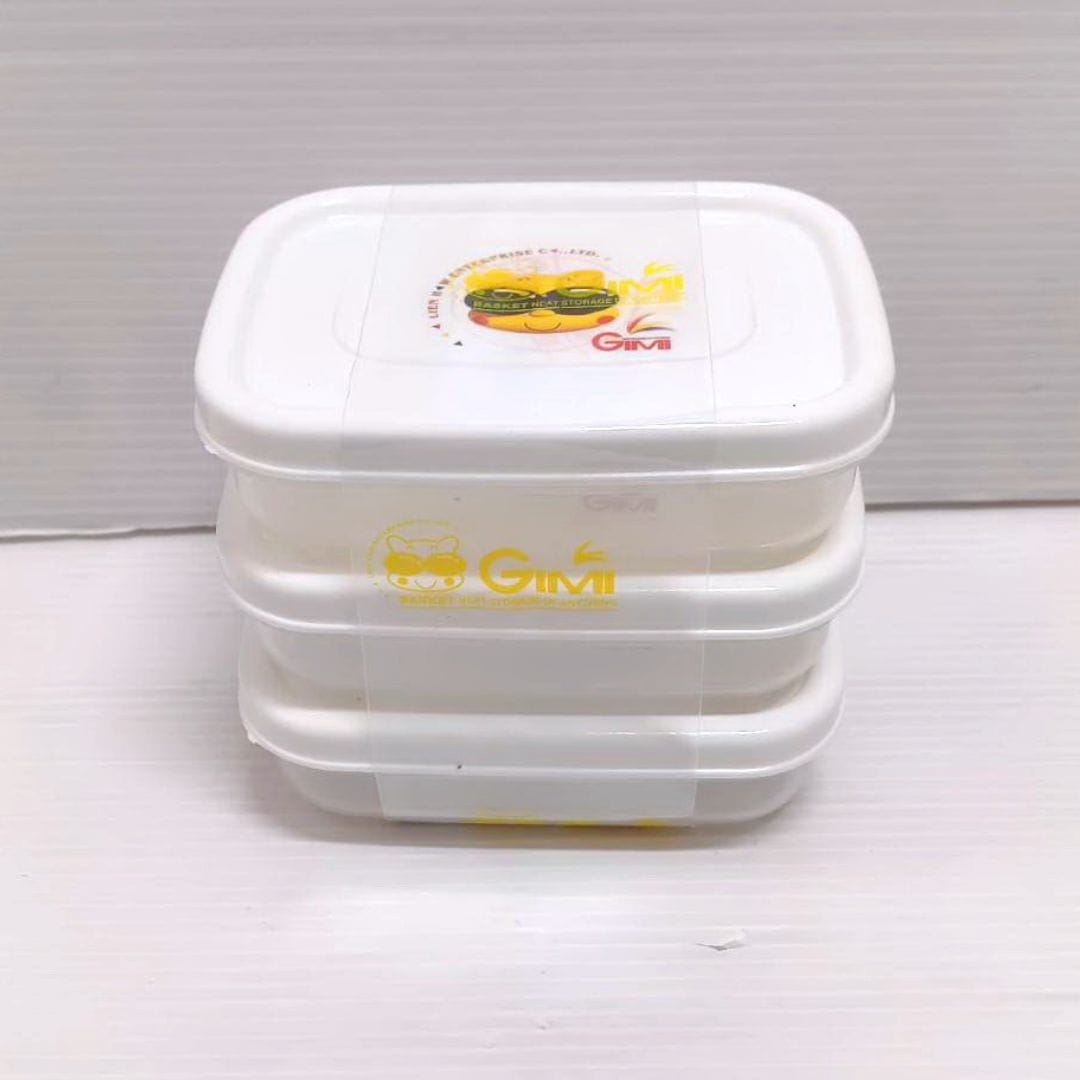 KK318 吉米不漏保鮮盒 100ml 10.1x7.4x2.8cm 3入