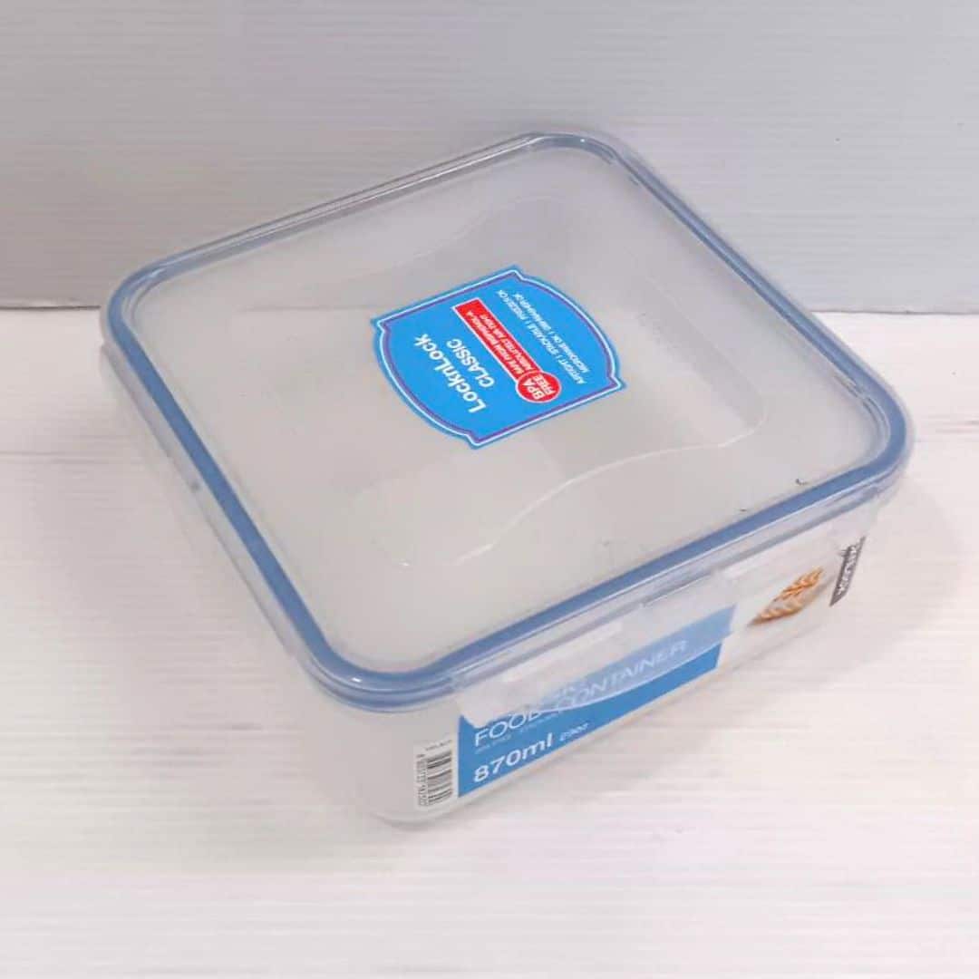 W30425 樂扣正方保鮮盒 870ml 15.5x15.5x6cm