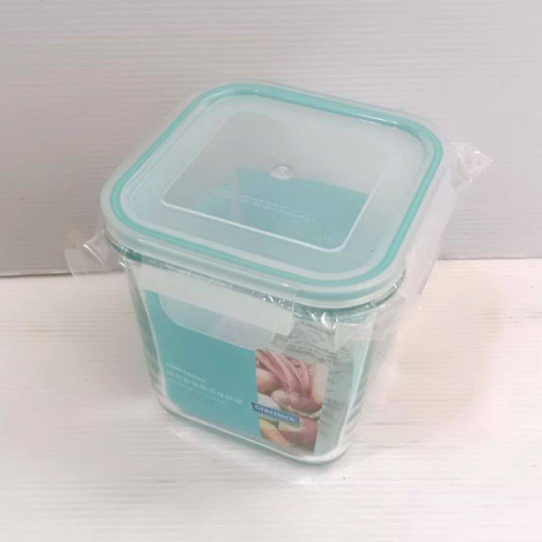 W30443 樂扣正方玻璃保鮮盒 920ml 11.5x11.5x12cm