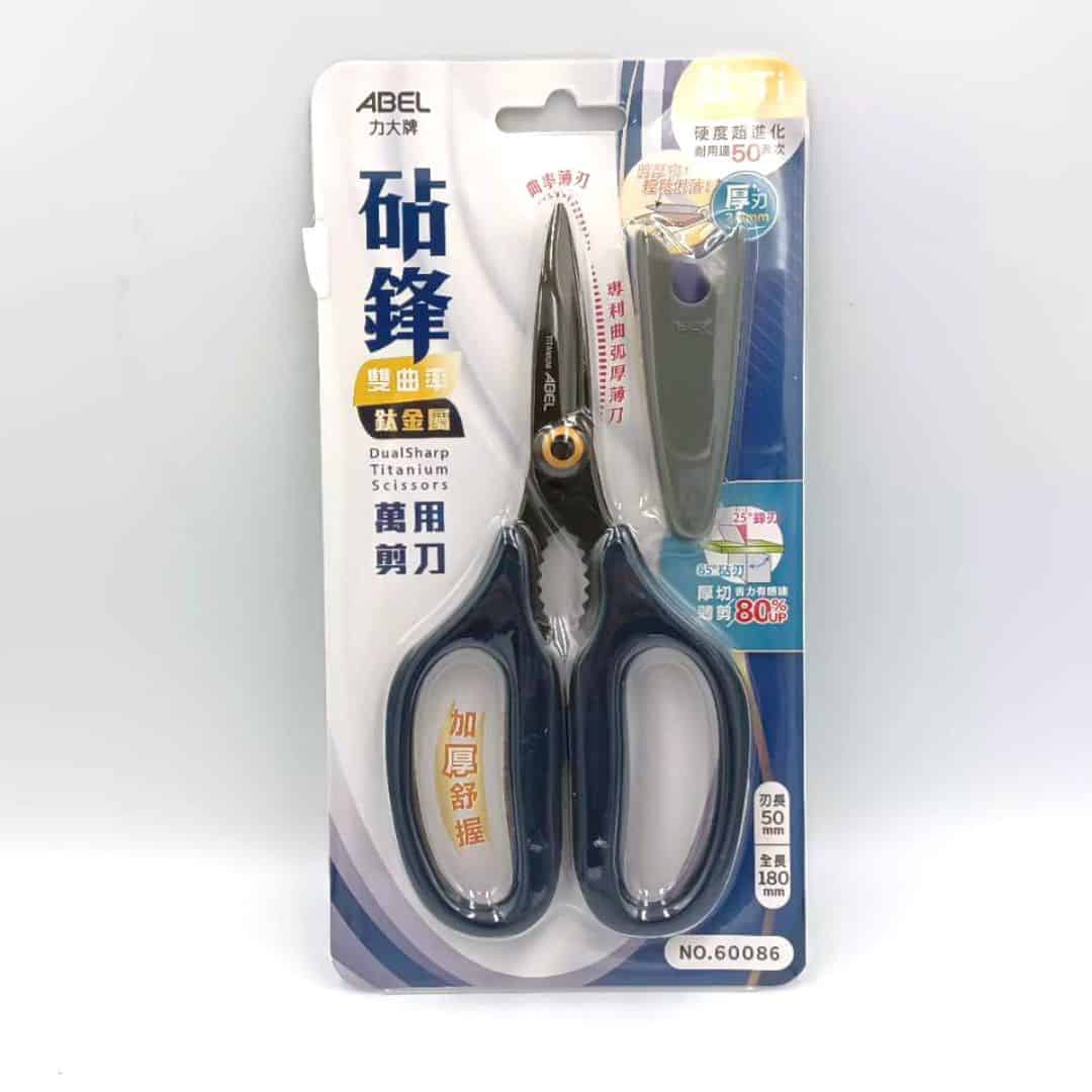 Y43080 力大砧鋒雙曲率鈦金屬萬用剪刀