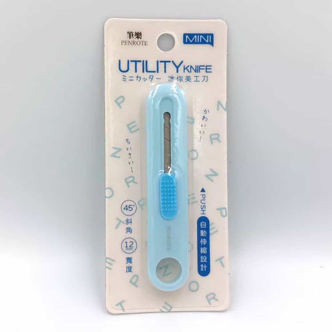 Y81026A 筆樂MINI迷你美工刀 藍色