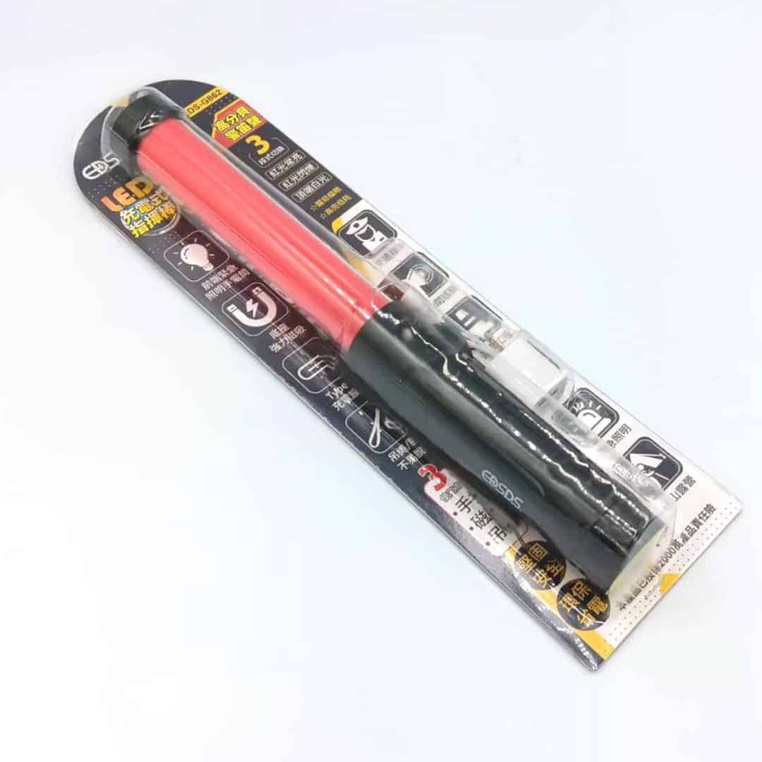 R03117 愛迪生LED充電式3段紅光指揮棒 32cm