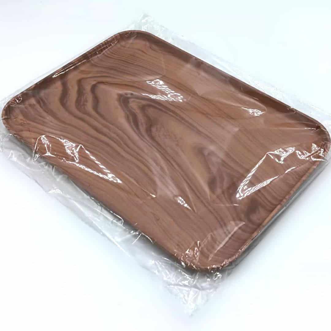 R28488 仿木紋多用托盤 AL89511(30.6x22-3 R28488 仿木紋多用托盤 小款 30.6x22x1.7cm