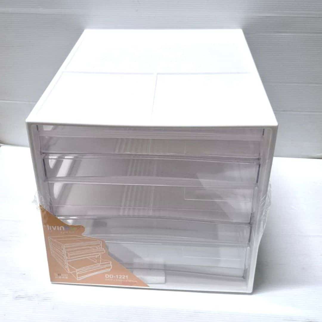 W3428A 樹德桌上型資料櫃 3層 白色 25x34x23cm