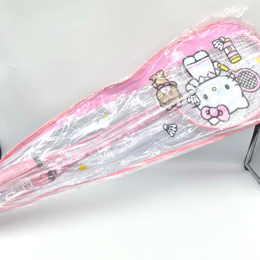 A003B Kitty雙人羽拍2入組 粉紅色