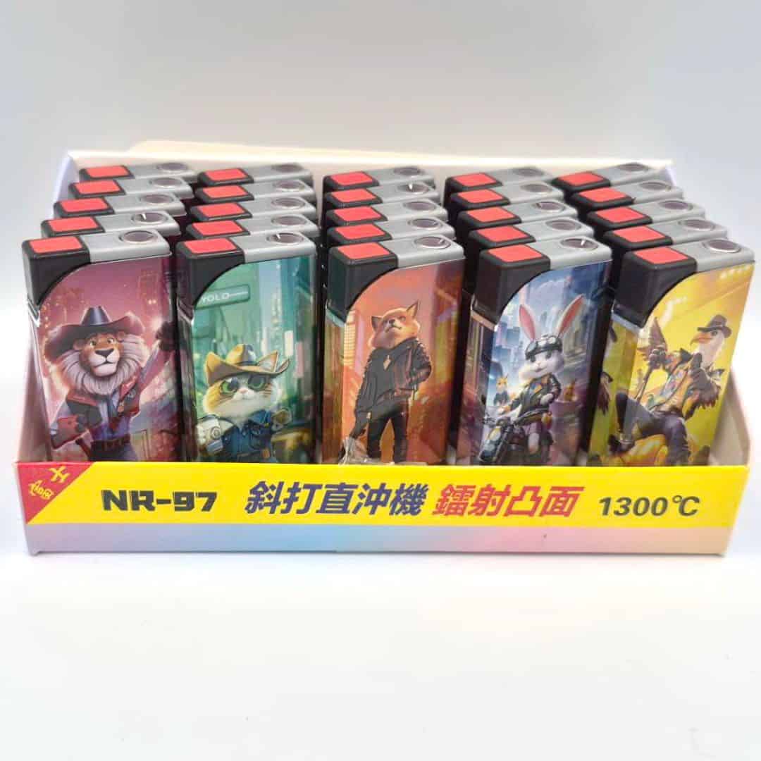 B1051 富士雷射凸面斜打直沖機 動物款 25入