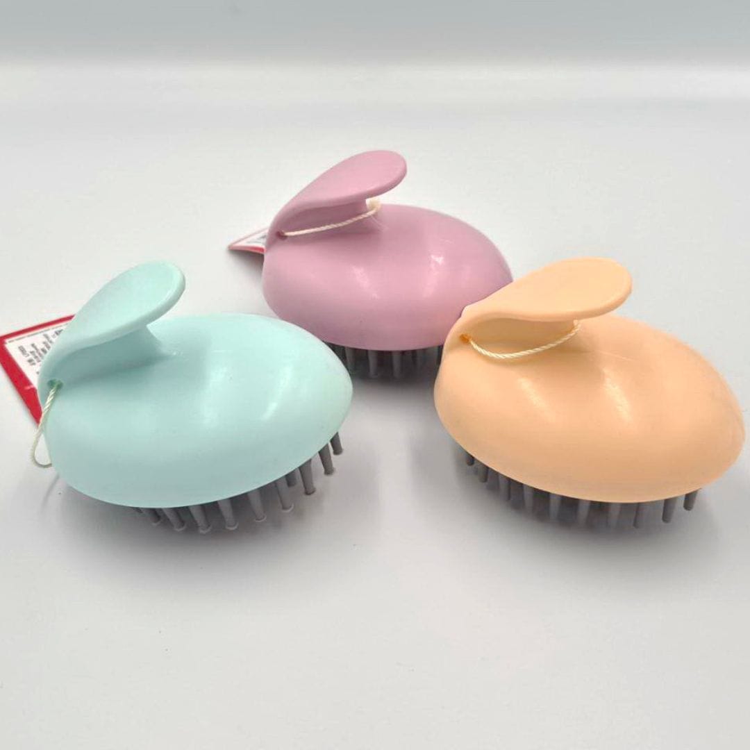B241775 粉彩小兔矽膠洗頭刷