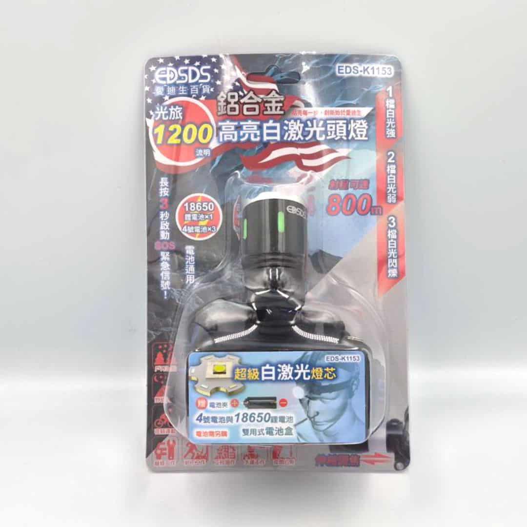 R0321 愛迪生鋁合金高亮白激光頭燈