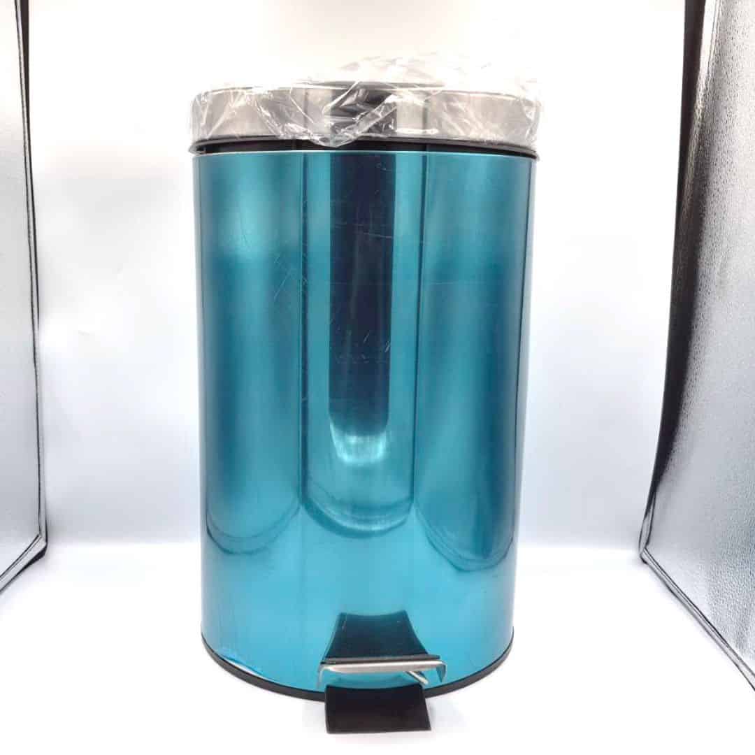 W3068 統不鏽鋼腳踏垃圾桶 12L